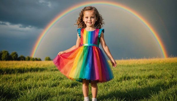 Robe arc-en-ciel : 5 raisons de choisir le confort et le style للأطفال